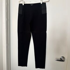 Shinestar Sleek stylish skinny stretch black pants elastic waist size M